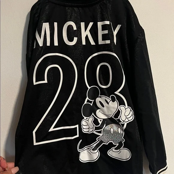 Disney Black Mickey Kids Jersey - Picture 8 of 8